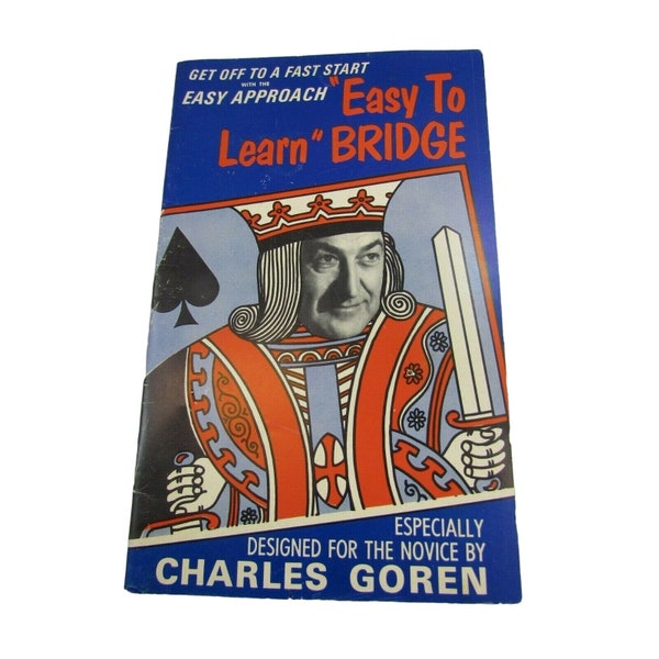 Vintage Easy to Learn Bridge Charles Goren Booklet 33999