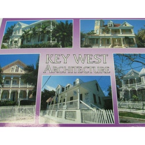 vintage Architecture Key West FL Carte postale 51682 Floride