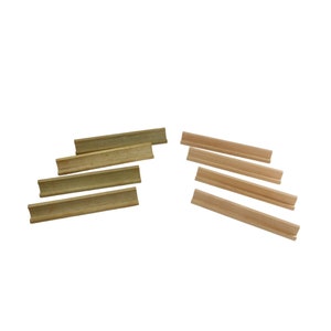 8 Scrabble Fliesenhalter Vintage Holz 66996