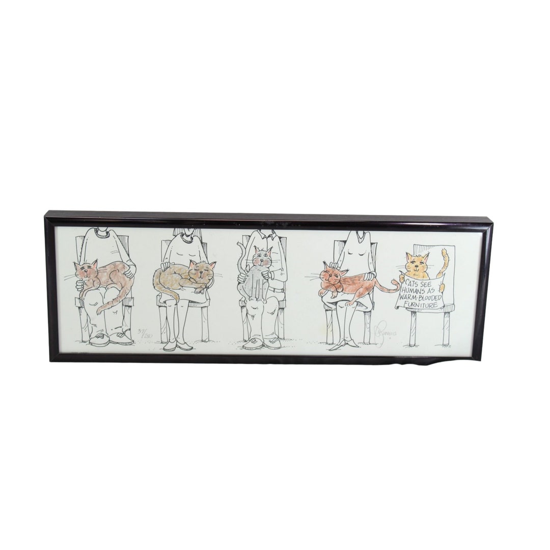 Cats See Humans as Warm Blooded Furniture Mills Cartoon 89722 LE 37/280
