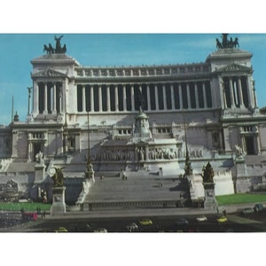 carte postale vintage Autel de la Nation Rome 25617 Roma Altare della Patria