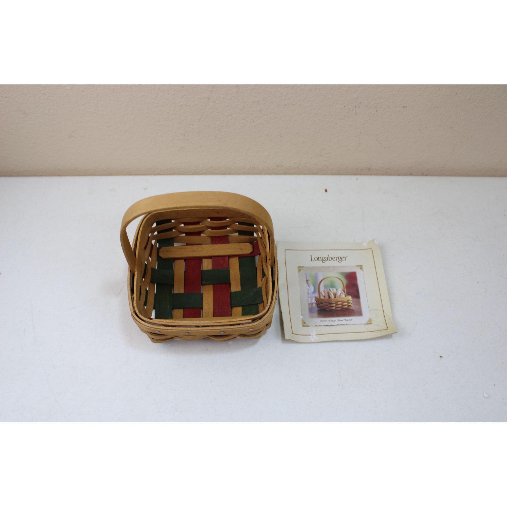 2003 Longaberger Holiday Helper Basket 10530 93523 - Etsy