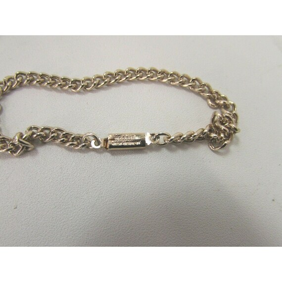 Vintage Goldtone West Germany Chain Bracelet Gold… - image 4