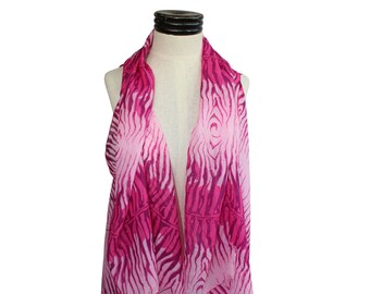 Vintage Scarf Vest Womens Hot Pink 54966 Shawl