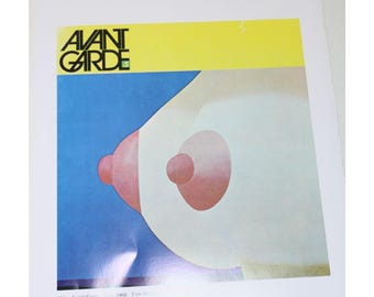 Avant Garde 1968 Magazine Cover Print 92074 Vintage Repro
