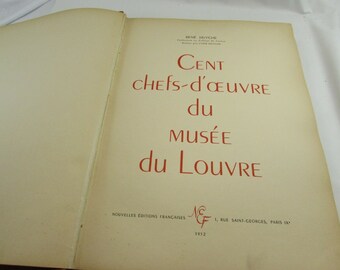 Chef's D' Oeuvre Du Musee Louvre II Francaise HC 1952 Paris French