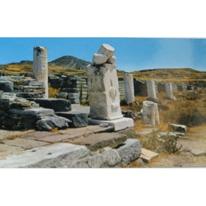 Altare di Dioniso Kos Grecia Cartolina Vintage 52047