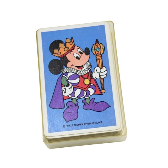 Walt Disney Mickey Mouse Playing Cards Vintage Standard Deck 77503