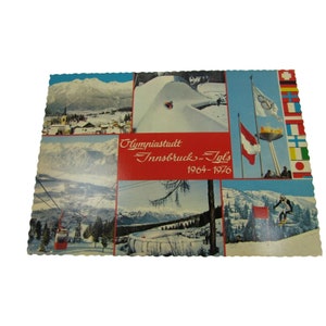 Carte postale vintage Innsbruck Autriche 30642 Jeux Olympiques