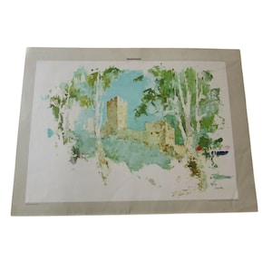 Impression Otto Nielsen Visby Gotland Suède Scandinavie 53058 Airlines vintage
