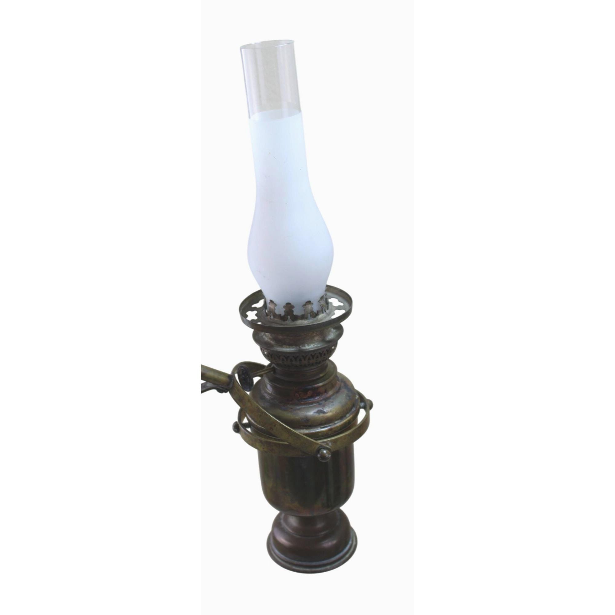 Antique Gimbal Lamp - Etsy