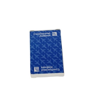 Continental Airlines Spielkarten Vintage 89214