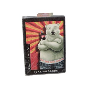 1997 Always Coca Cola Playing Cards 384 R Polar Bear Underwear 88647 Vintage