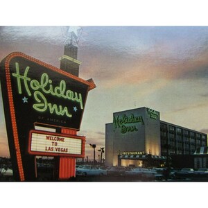 Holiday Inn Motel Las Vegas NV Carte postale vintage Nevada 51946