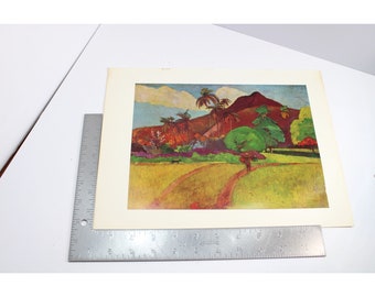 ポール ゴーギャン プリント タヒチの風景 ヴィンテージ 88092 - Etsy 日本
