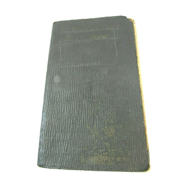 Portefeuille Dictionnaire Francais Anglais Cestre 1926 softcover pocket 32959