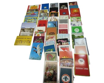 Vintage Playing Cards 52 DIFFERENT Card Swap 23695 Complete Deck Junk Journal