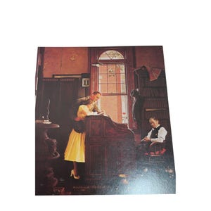 Licencja małżeńska Norman Rockwell Print Vintage 93339