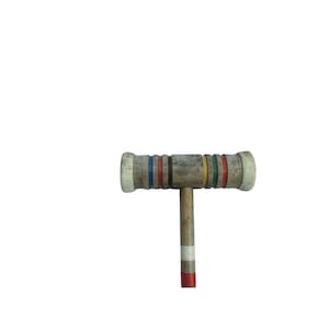 Vintage Croquet Mallet Wood Wooden 33501