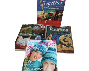 Lot Knitting Books Magazines Vintage Knit Natural Simple 90521 Sunset