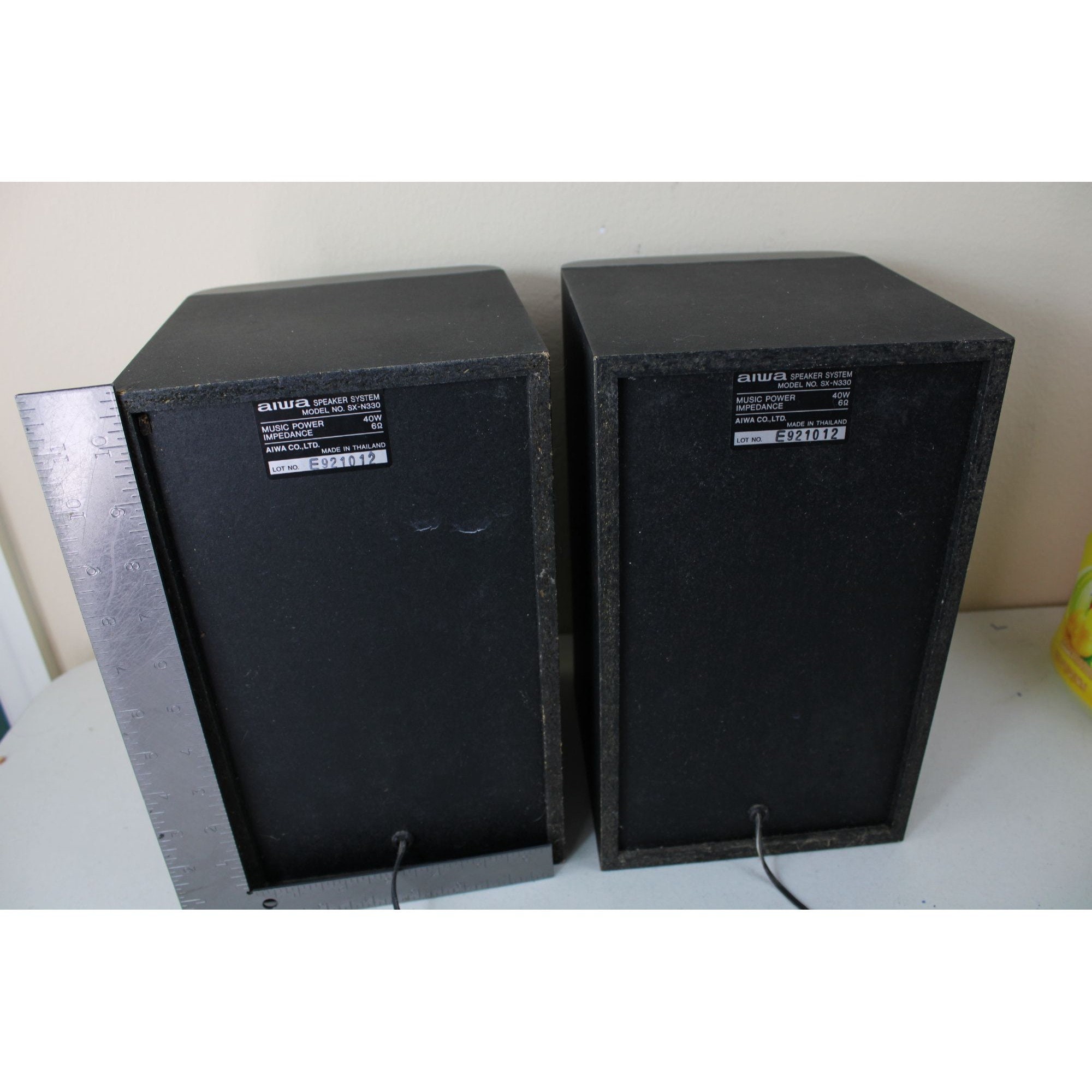Aiwa SX N330 Speaker Set 3 Way Bass 40W Vintage 91425 - Etsy