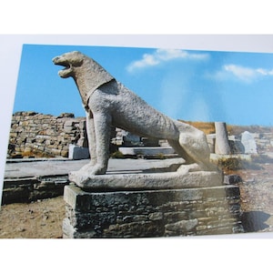 Terrazza dei Leoni Mikonos Grecia Cartolina Vintage 52048