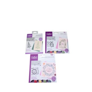 Troqueles Gemini de Crafters Companion para árbol de Navidad, mariposas y terrario 93014 (sin usar)