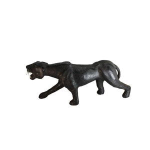 Black Panther Jaquar Figurine Figure Artistan Vintage 54869