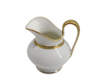 Limoges Frankrike Longchamps Vigselring Gräddkanna Vintage 94642