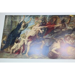 Rubens Print Allegory of War Peter Paul Vintage 88708