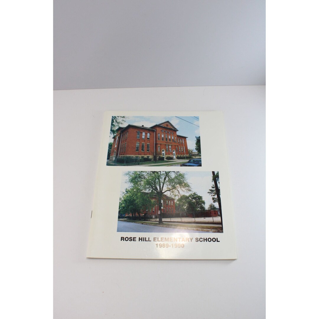 Rose Hill Elementary School 1989 1990 Yearbook Vintage 77011 Etsy