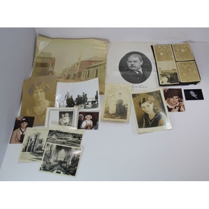 Lot 22 Vintage Snapshot Candid Photos Black White Sepia 66122