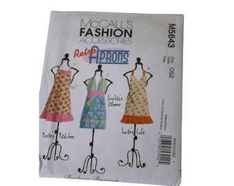 McCalls M5643 Retro Apron Pattern Barbara Brunson 91228