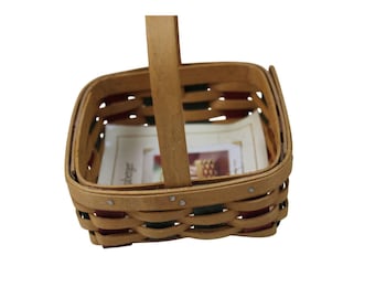 Longaberger ベル型バスケット スタンド付き 2個セット 2003 Longaberger Holiday Helper Basket 10530 93523 - Etsy