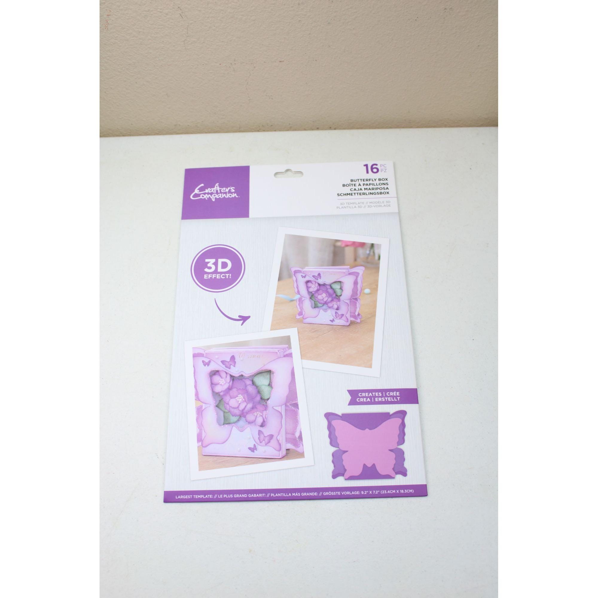 Crafters Companion Gemini Butterfly Box 92885 UNUSED Template - Etsy