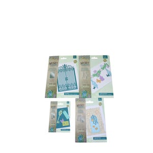 Puerta de entrada con linternas con llave secreta del jardín secreto de Crafters Companion 92534