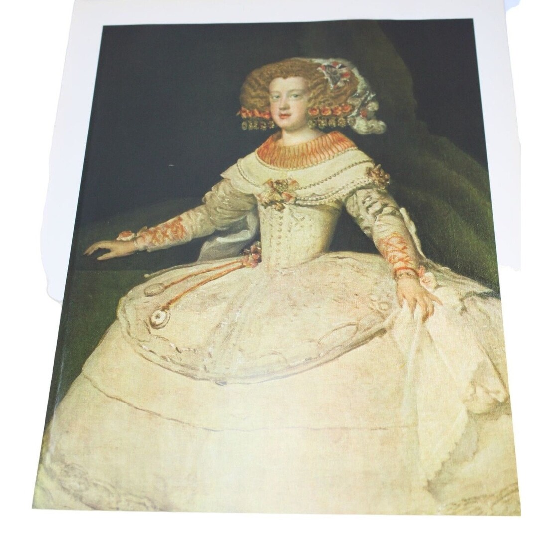 Diego Velazquez Print the Infanta Maria Teresa Vintage 88999 Etsy