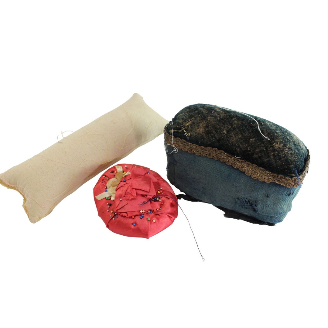 3 Antique Pin Cushions Vintage Victorian 77089 Pincushions Etsy