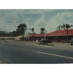 Vintage Postkarte Wahrzeichen MOTOR LODGE Jessup Georgia 24453 GA