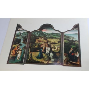 The Penitence of Saint Jerome Joachin Patinir Print Vintage 54818