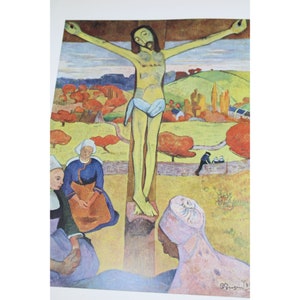 Paul Gauguin Print The Yellow Christ Vintage 88090