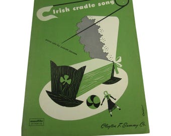 Vintage Irish Cradle Song  Sheet Music 31107 Piano