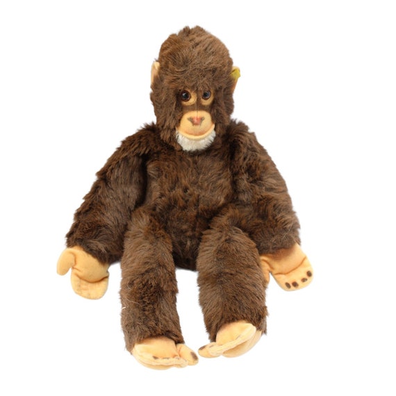 シュタイフ★Jocko Chimpanzee & Chamois Buck Jocko Chimpanzee, 28 in, brown - undefined
