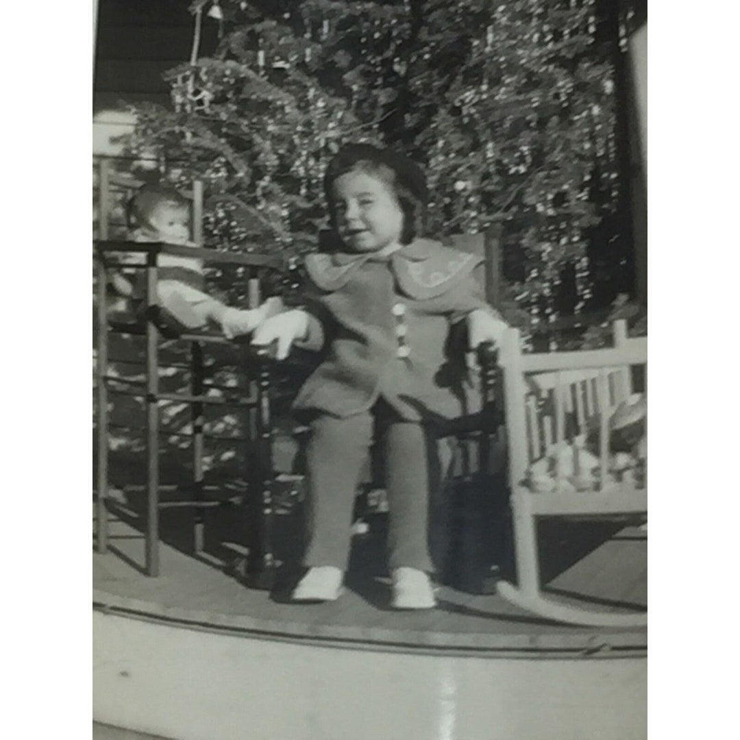 Vintage 1940's Photo Barbara Ruth Black Little Girl - Etsy