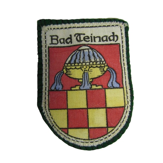 Vintage Bad Teinach Germany Crest Flag Patch 34003