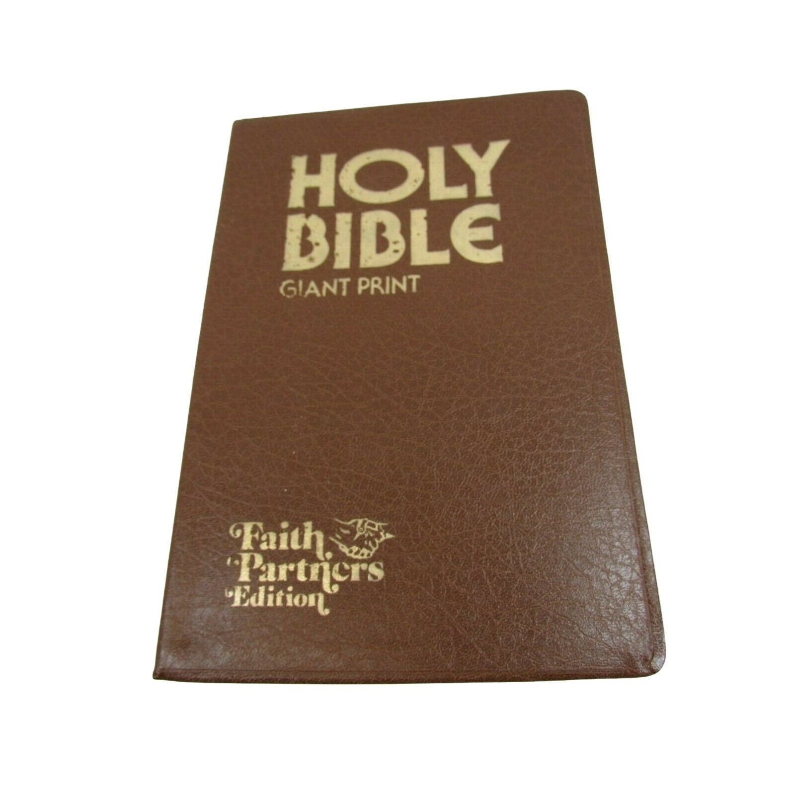 Holy Bible Giant Print Faith Partners Edition Vintage 52270