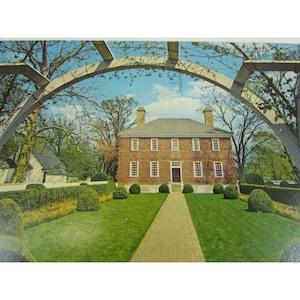 vintage Wythe House Williamsburg VA Carte postale 51735 Virginie