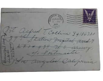 1943 Letter From Soldier to Sister College Co Ed University Alabama 26139