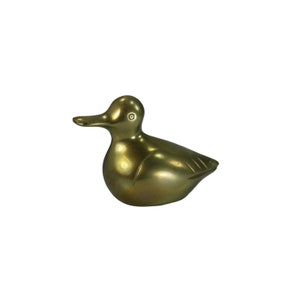Vintage Brass Duck Paperweight 30046