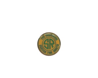 Southern Rail Road Railroad Lapel Scatter Pin Serves the South Vintage 94308